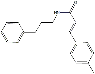 3-(4-methylphenyl)-N-(3-phenylpropyl)acrylamide Struktur