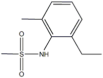 N-(2-ethyl-6-methylphenyl)methanesulfonamide Struktur