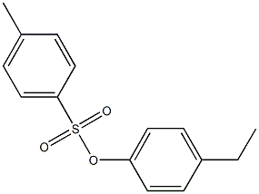 4-ethylphenyl 4-methylbenzenesulfonate Struktur