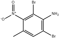 2,6-dibromo-4-methyl-3-nitroaniline Struktur