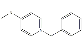 1-benzyl-4-(dimethylamino)pyridinium Struktur