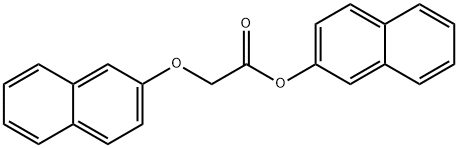 2-naphthyl (2-naphthyloxy)acetate Struktur