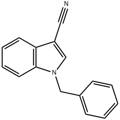 1-benzyl-1H-indole-3-carbonitrile Struktur