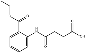 4-[2-(ethoxycarbonyl)anilino]-4-oxobutanoic acid Struktur