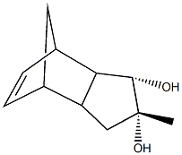 4-methyltricyclo[5.2.1.0~2,6~]dec-8-ene-3,4-diol Struktur