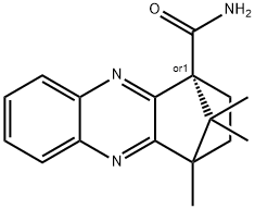 4,11,11-trimethyl-1,2,3,4-tetrahydro-1,4-methanophenazine-1-carboxamide Struktur