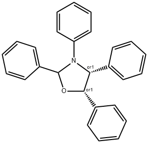 2,3,4,5-tetraphenyl-1,3-oxazolidine Struktur