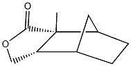 2-methyl-4-oxatricyclo[5.2.1.0~2,6~]decan-3-one Struktur