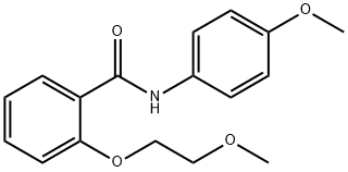 2-(2-methoxyethoxy)-N-(4-methoxyphenyl)benzamide Struktur