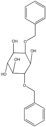 4,6-bis(benzyloxy)-1,2,3,5-cyclohexanetetrol Struktur