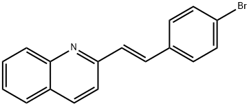 2-[2-(4-bromophenyl)vinyl]quinoline Struktur