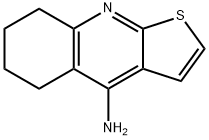 5,6,7,8-tetrahydrothieno[2,3-b]quinolin-4-amine Struktur