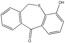 4-hydroxydibenzo[b,e]thiepin-11(6H)-one Struktur