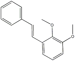 1,2-dimethoxy-3-(2-phenylvinyl)benzene Struktur