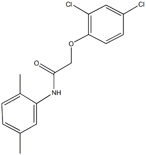 2-(2,4-dichlorophenoxy)-N-(2,5-dimethylphenyl)acetamide Struktur