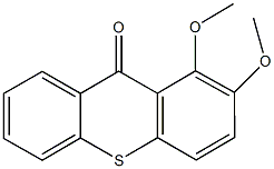 1,2-dimethoxy-9H-thioxanthen-9-one Struktur