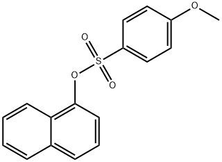 1-naphthyl 4-methoxybenzenesulfonate Struktur