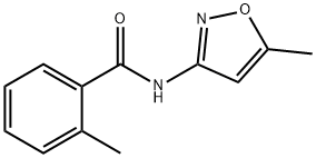 2-methyl-N-(5-methyl-3-isoxazolyl)benzamide Struktur