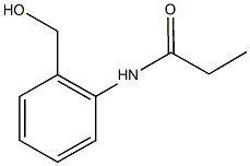 N-[2-(hydroxymethyl)phenyl]propanamide Struktur