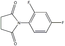 1-(2,4-difluorophenyl)-2,5-pyrrolidinedione Struktur