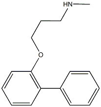 3-([1,1'-biphenyl]-2-yloxy)-N-methyl-1-propanamine Struktur