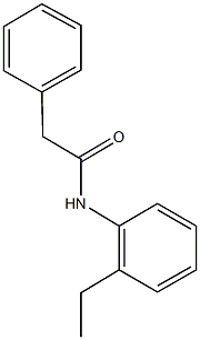 N-(2-ethylphenyl)-2-phenylacetamide Struktur