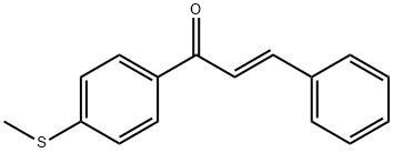 1-[4-(methylsulfanyl)phenyl]-3-phenyl-2-propen-1-one Struktur