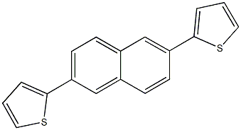 2-[6-(2-thienyl)-2-naphthyl]thiophene Struktur