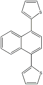 2-[4-(2-thienyl)-1-naphthyl]thiophene Struktur