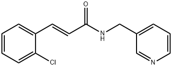 3-(2-chlorophenyl)-N-(3-pyridinylmethyl)acrylamide Struktur