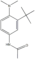 N-[3-tert-butyl-4-(dimethylamino)phenyl]acetamide Struktur