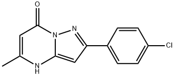 2-(4-chlorophenyl)-5-methylpyrazolo[1,5-a]pyrimidin-7-ol Struktur