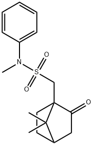 (7,7-dimethyl-2-oxobicyclo[2.2.1]hept-1-yl)-N-methyl-N-phenylmethanesulfonamide Struktur