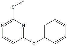 2-(methylsulfanyl)-4-pyrimidinyl phenyl ether Struktur