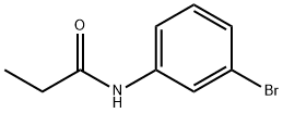 N-(3-bromophenyl)propanamide Struktur