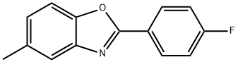 2-(4-fluorophenyl)-5-methyl-1,3-benzoxazole Struktur