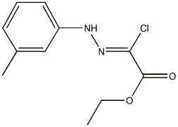 ethyl chloro[(3-methylphenyl)hydrazono]acetate Struktur