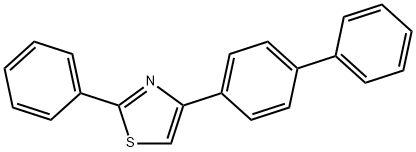 4-[1,1'-biphenyl]-4-yl-2-phenyl-1,3-thiazole Struktur