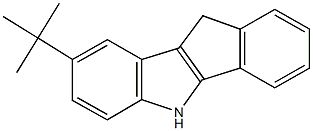 8-tert-butyl-5,10-dihydroindeno[1,2-b]indole Struktur