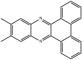 11,12-dimethyldibenzo[a,c]phenazine Struktur