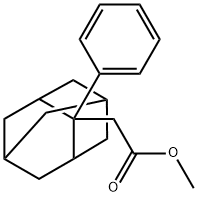 methyl (2-phenyl-2-adamantyl)acetate Struktur