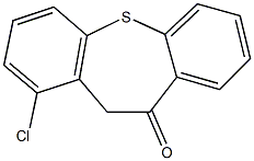 1-chlorodibenzo[b,f]thiepin-10(11H)-one Struktur