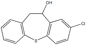 8-chloro-10,11-dihydrodibenzo[b,f]thiepin-10-ol Struktur