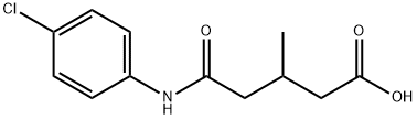 5-(4-chloroanilino)-3-methyl-5-oxopentanoic acid Struktur