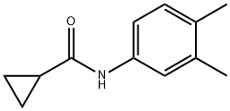 N-(3,4-dimethylphenyl)cyclopropanecarboxamide Struktur