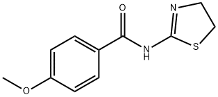 N-(4,5-dihydro-1,3-thiazol-2-yl)-4-methoxybenzamide Struktur