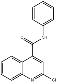 2-chloro-N-phenyl-4-quinolinecarboxamide Struktur