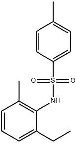 N-(2-ethyl-6-methylphenyl)-4-methylbenzenesulfonamide Struktur