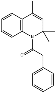 2,2,4-trimethyl-1-(phenylacetyl)-1,2-dihydroquinoline Struktur