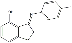 3-[(4-methylphenyl)imino]-4-indanol Struktur